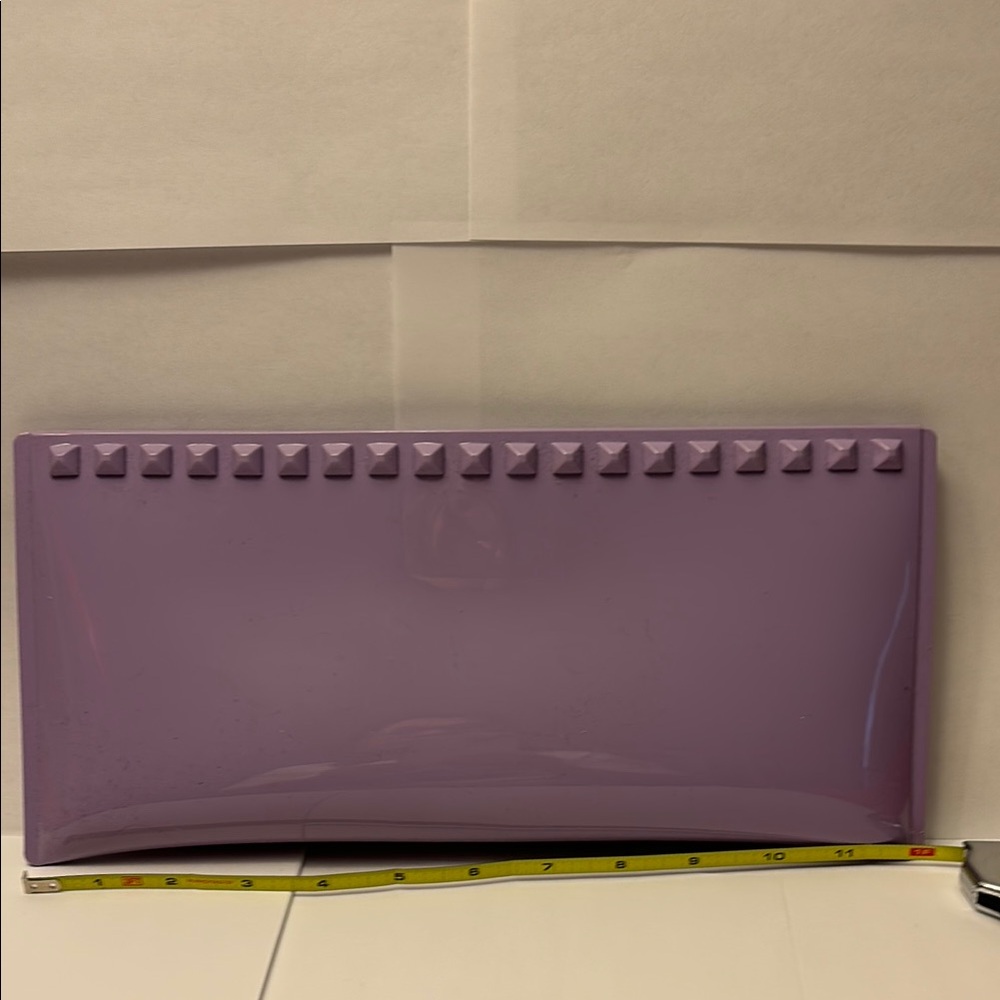 Purple Studded Clutch